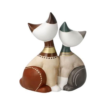 Goebel Cat Figurine Mira e Mio Rosina Wachtmeister Cat World - Image 4