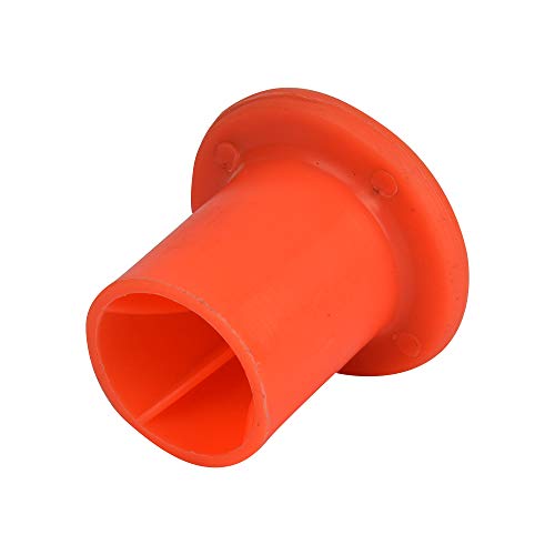 Image of Plastic Rebar Cap Ak-Rc20 Polymer, Pack Of 50, Orange