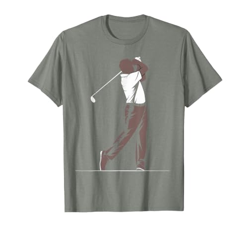 African American Golfer Black History Month Melanin Golfing T-Shirt, Men, Olive Heather, XX-Large