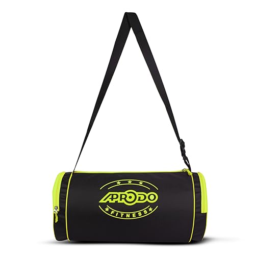 Image of APRODO Polyester PU Coated Sports Duffle /Shoulder /Gym Bag for Men & Women, 23L (18 x 9 x 9) Inch