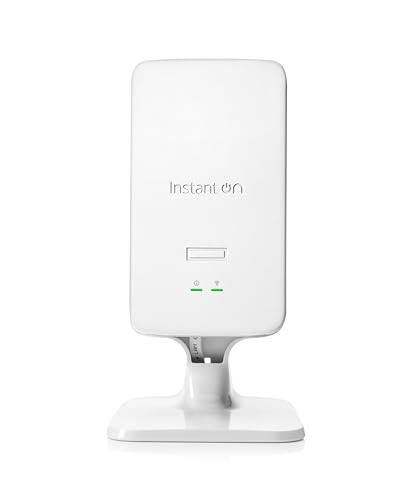 HPE Networking Instant On Access Point AP22D 2x2 WiFi 6 Indoor Wireless Access Point | Single-Room, Secure, Smart Mesh Support | Power Source NOT Included | US Model (S1U75A)
