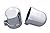 V-Twin 54-0154 Chrome Dome Style Shock Cover Set