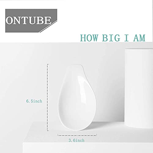 ONTUBE-Ceramic-Spoon-Rests-Set-of-5-Porcelain-Sauce-DishTowel-Plate-Resting-Cooking-Spoons-Holder-for-Home-and-Kitchen-65-Inch-MixColor 31UycF5cGwS