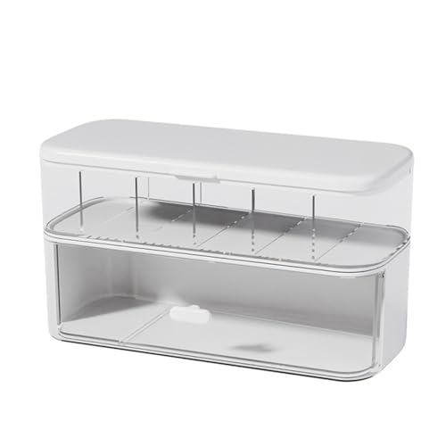 Organiseur de bureau Denash pour câbles et chargeurs de smartphone en ABS