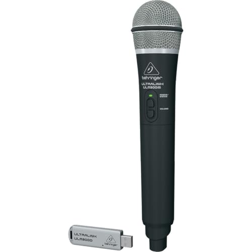 Behringer ULTRALINK ULM300USB High-Performance 2.4 GHz Digital Wireless System with Handheld Microphone and Dual-Mode USB Receiver