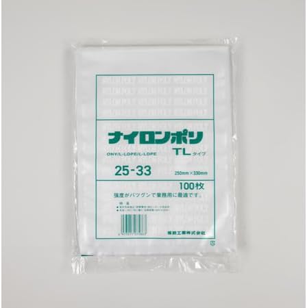 福助工業 真空袋 ナイロンポリ TLタイプ 25-33 1ケース 100個&times;10セット入 00765792