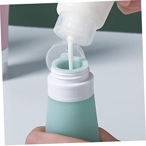 FOMIYES Recipiente De Silicone Recipiente De Maquiagem Recipientes Descartáveis ​​Líquidos Dispensad