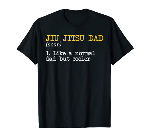 Jiu Jitsu Dad Cooler Combat BJJ MMA Dad's Gift T-Shirt