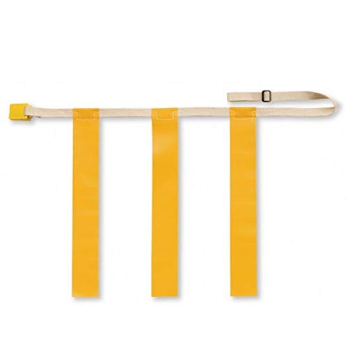 TRIPLE THREAT Flag Football Belts, Yellow, Large (EACH)