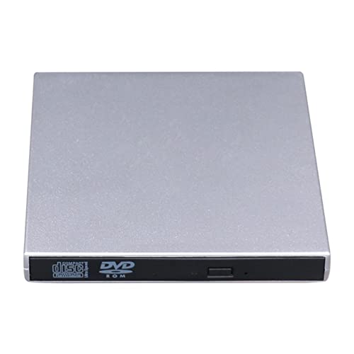 Lecteur DVD externe USB pour PC et ordinateur de bureau gris