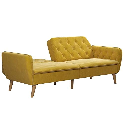 Add Comfort and Style to Your Space with a Yellow Futon Sofa Bed