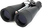 Celestron 71018 SkyMaster 20x80mm Porro Prism Bino...: POTENTE AUMENTO DE 20X: con nuestro SkyMaster 20x80 mejorado, obtendrás enormes lentes de objetivo de 80 mm, este SkyMaster es optimo para los amantes de los binoculares de astronomía INCLUYE ADAPTADOR DE TRÍPODE: Como una comodidad adicional para tu...