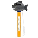Termómetro de Piscina, Termómetro Flotante para Piscina, Termometro Piscina Flotante de Dibujos Animados con Cordón, Pool Thermometer Para Piscinas,Acuarios,Spas, Tiburón