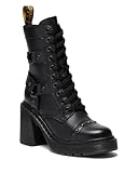 Dr. Martens Women's Chesney Harness Fashion Boot, Black Sendal, 8