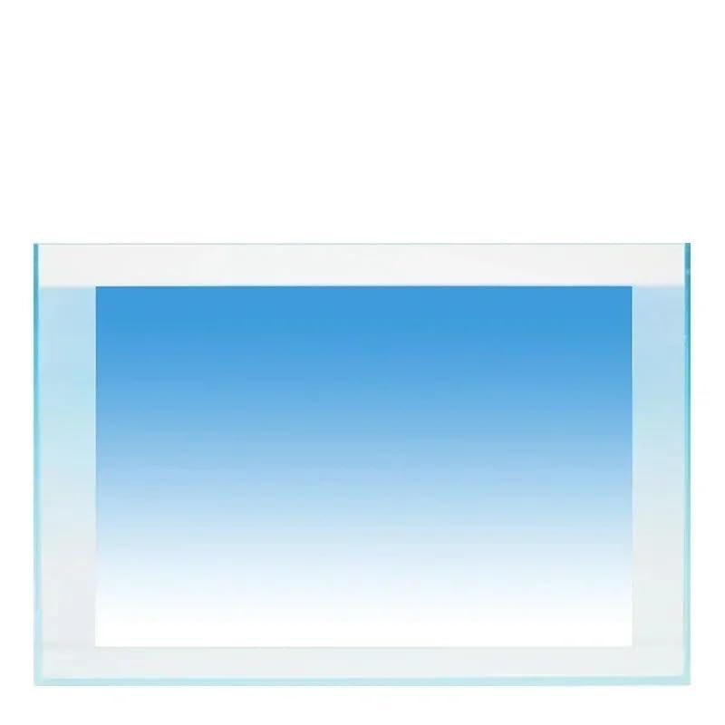 Autocollant De Fond D'aquarium à Thème Iceberg De Neige, Affiche De Décoration De Fond Bleu Et Blanc pour Aquarium, Blue White Sticker, 50cm x 70cm