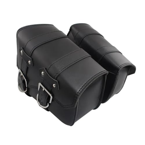 Sacoches de selle moto Sportster en cuir PU premium imperméable et durable