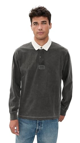 Corridor Men's Rugby Shirt, Black, L