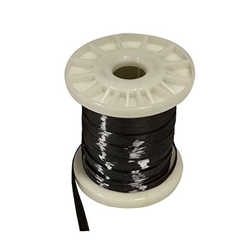 Alambre de fibra de carbono 3K 6K 12K 24K Resistencia a alta temperatura Resistencia conductiva y a la tracción Cable de calefacción de seda de fibra de carbono (12K: 8MMX60M)