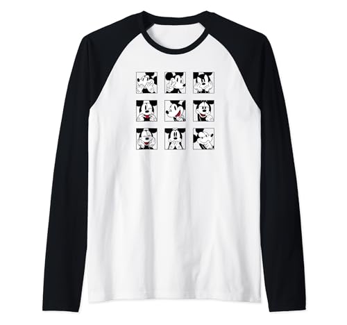 T-shirt de baseball Disney Mickey Mouse haut raglan imprimé graphique pour adulte