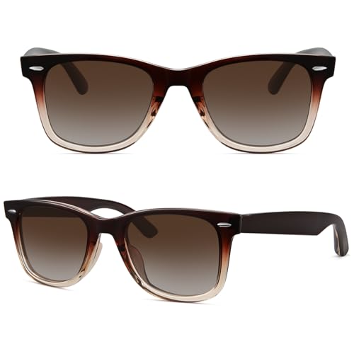 MEETSUN Polarized Sunglasses for Women Men Classic Retro Square Frame Driving Trendy Sun Glasses UV Protection3