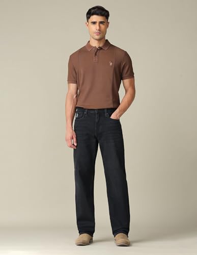 Image of U.S. Polo ASSN. Casual Mens Jeans, Full Length, Relaxed Fit Jeans for Men