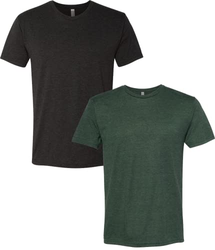 Next Level NL6010 Men's Tri-Blend 50% Polyester/25% Cotton/25% Rayon Crew Neck Tee