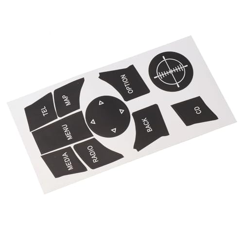 Kit autocollants de réparation boutons internes voiture pour rénover l'intérieur de votre BMW