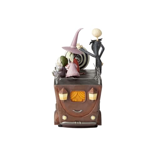 Enesco Disney Traditions by Jim Shore The Nightmare Before Christmas Characters on Mayor's Car Figurine, 6.5 Inch, Multicolor (6002841)