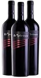 3 Bottiglie Montepulciano e Merlot Malverno Rosso Bio IGT Terre di Chieti 2020, 14,5% Vol, 750 ml, Confezione da 3 Bottiglie