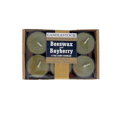 Bayberry Beeswax Tealight Candles