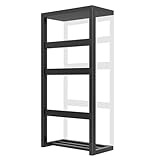 ADREMAN Bamboo Wall Blanket Ladder, 4-Tier Towel Racks, Blanket Holder with Anti-Slip Construction Home Decor, Decorative Blanket, Quilt, Towel, Scarf Ladder Shelves for Bathroom, Living Room, Bedroom