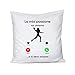 Cuscino Mestieri e Sport Football Americano la mia Passione Mi Chiama e io Devo Andare - Aggettivi Divertenti - Idea Regalo - Dimensioni 40x40 cm