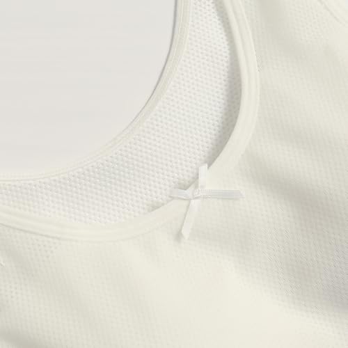 Girls Mesh Training Bra Sleeveless Breathable Sports Crop Padded Tank Top3