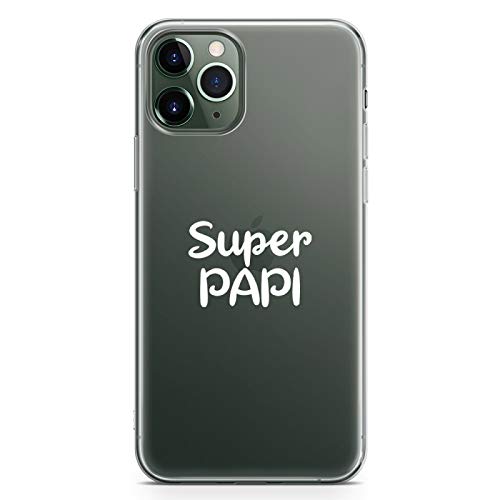 ZOKKO Case for iPhone 11 Pro Max Super Papi Transparent Soft White Ink