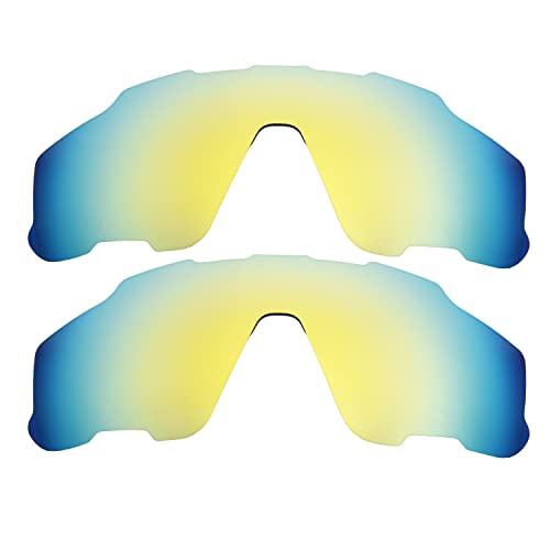 Verres polarisés Oakleys Jawbreaker Or optiques de rechange taille unique x2