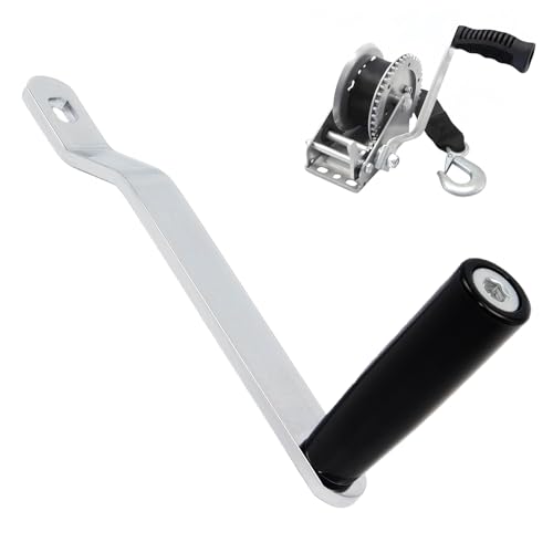 Image of Upgraded Boat Winch Handle,Universal Trailer Winch,Crank Handle,Boat Winch Handle Comfort Grip Replacement Accessory for Trailer Marine Sailboat