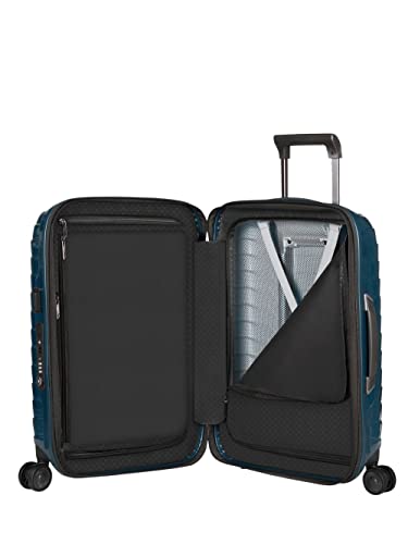 Image of Samsonite Proxis 55 cm Expandable Small Cabin Polypropylene (PP) 8 Wheels Spinner Hard Luggage /Suitcase /Trolley Bag for Travel (Blue)