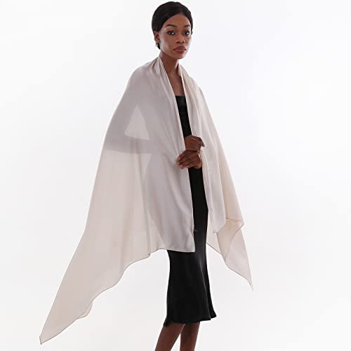 Womens Scarf Pashmina Shawls and Wraps for Evening Dresses Like Chiffon Silk Scarf for Bridal Wedding4