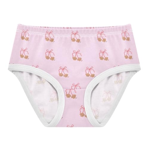 Girls' Underwear Cherry Cotton Stretch Comfort Toddler Panties