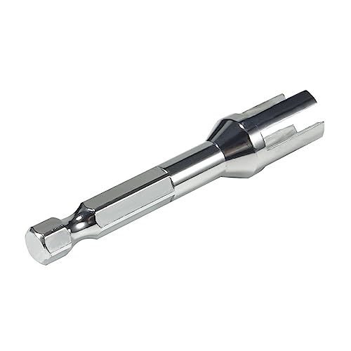 AMK Kit de herramientas RC Destornillador eléctrico con eslabones de broca hexagonal de 6,35 mm, extremos de varilla de enlace, equipo de instalación para accesorios de escala 1/10, actualizaciones