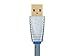 Monolith USB Digital Audio Cable - USB Type-A to USB Type-B, Gold-Plated Connectors, 22AWG, 2 Meter, Gray