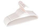 Premium 120 Velvet Hangers with Rose Gold Hook Durable & Slim Non-Slip Velvet Hangers 360 degree...