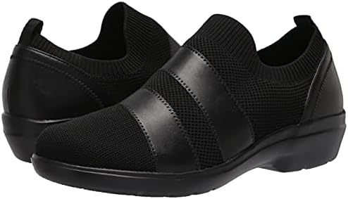 Clarks Women's Sashlyn Edge Loafer, Black Knit, 5 | Image 6