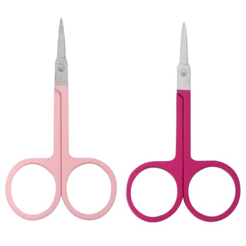 SOESFOUFU Practical Eyebrow Trimmer Set Stainless Steel Scissors Nail Clippers for