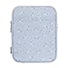 Dadanism 6-7 Pollici Custodia Protettiva Sacchetto per Nuovo 7' Kindle Paperwhite e Kindle Colorsoft Signature Edition, 6' K-indle 11ª Gen, 6' Kobo Clara BW, K-indle Oasis E-Reader, Floreale Blu immagine
