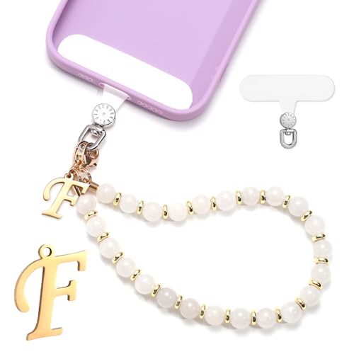 1 Set Beaded Phone Wrist Strap, Initial Phone Charms Detachable Letter B - Photo 82 sur 176