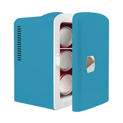 Design compatto: questo elegante mini frigorifero presenta una struttura salvaspazio che si adatta facilmente a qualsiasi ambiente, sia sulla scrivania dell'ufficio, in camera da letto, in dormitorio o a casa.