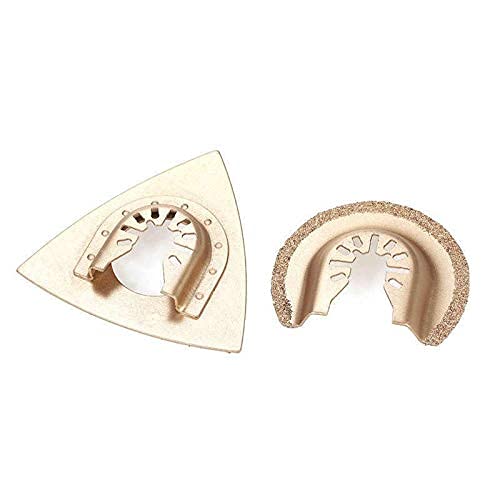 Ubersweet® Imported 2X(25Pcs Saw B Hcs Hss Ss Bimetal Oscillating Tool Accessories for Fine G2P7