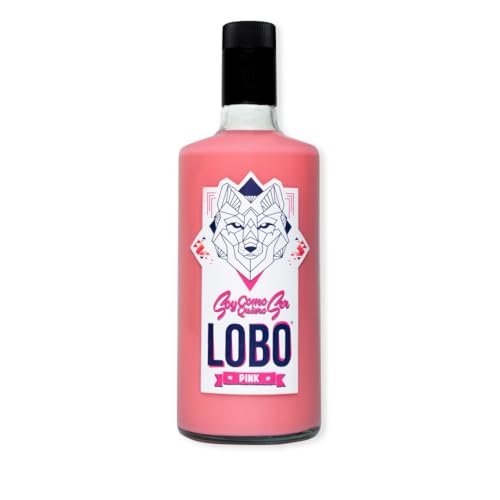 Ser Lobo - Tequila de Fresa I Crema de Fresa con Tequila I Tequila Rosa de Licor Crema con carácter libre, salvaje y arriesgado I 15% I 0,7 L