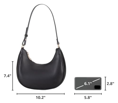 Crescent Shoulder Bags para Mujeres Mini Bolso Tote miniatura 3